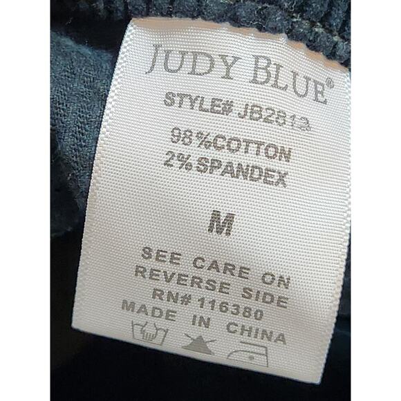 Judy Blue emerald corduroy patch pocket mini skirt sz med JB2813 - Picture 5 of 11